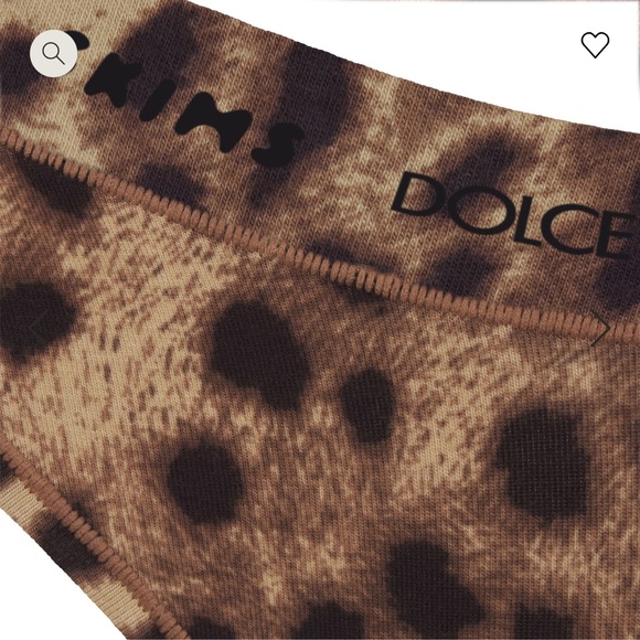 SOLD 🐆 NWT Dolce&Gabbana X SKIMS Cotton Jersey Cheeky Tanga Size M🐆 - Picture 5 of 9
